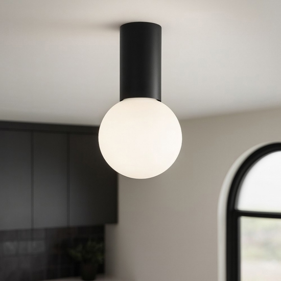 Petit pl1 ideal lux faretto clindro nero da soffitto Petit pl1 ideal lux faretto clindro nero da soffitto