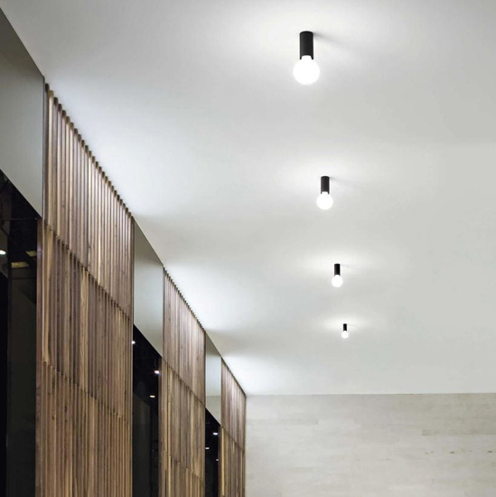 Petit pl1 ideal lux faretto clindro nero da soffitto Petit pl1 ideal lux faretto clindro nero da soffitto