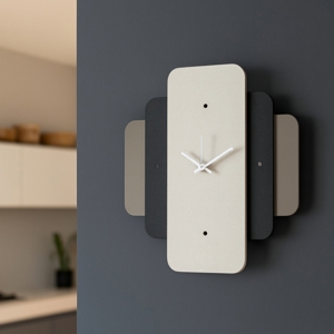 Orologio moderno da muro per cucina fango e nero