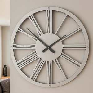 Pompei orologio da parete numeri romani 60cm alluminio