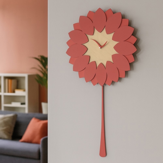 Orologio pendolo da parete moderno flip 