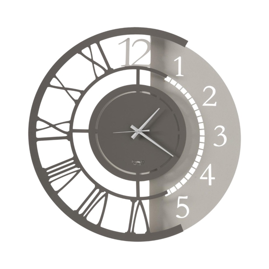 Orologio da parete moderno rotondo colore avorio fango Orologio da parete moderno rotondo colore avorio fango