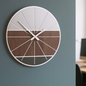 Orologio da parete mdoerno rovere wenge' 