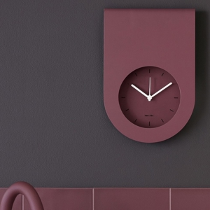 Orologio moderno da muro color viola