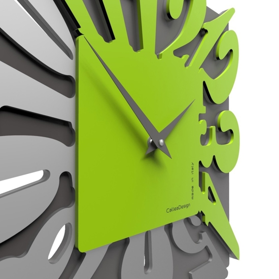 Orologio a parete moderno quadrato verde