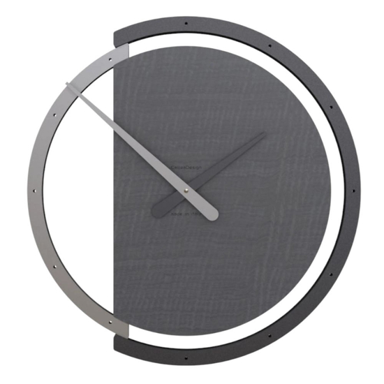 Orologio grigio da parete design moderno Orologio grigio da parete design moderno