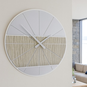 Visualizza i dettagli per Moderno orologio da parete 60 rovere breeze  Moderno orologio da parete 60 rovere breeze