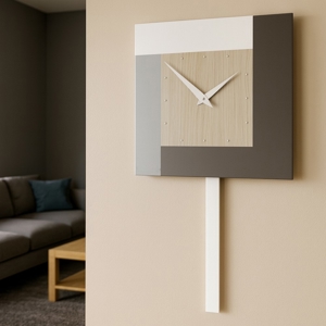 Orologio a pendolo a parete moderno rovere breeze