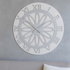 Orologio bianco da parete 60 num romani 