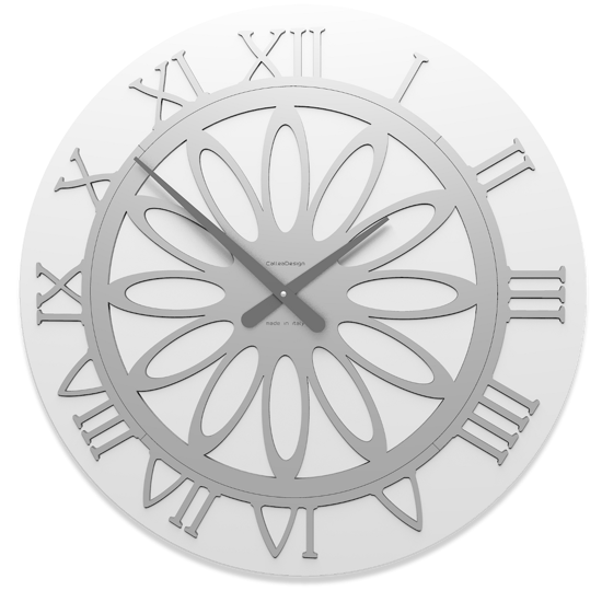 Orologio bianco da parete 60 num romani 