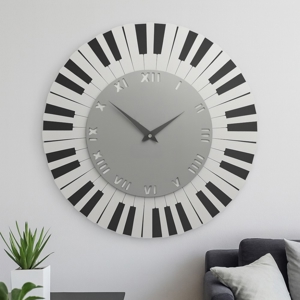 Visualizza i dettagli per Orologio da parete musicale donizzetti legno colore grigio Orologio da parete musicale donizzetti legno colore grigio
