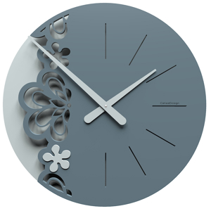Visualizza i dettagli per Merletto orologio da parete legno colore carta da zucchero Merletto orologio da parete legno colore carta da zucchero