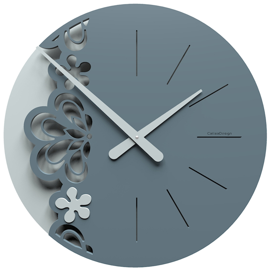 Merletto orologio da parete legno colore carta da zucchero