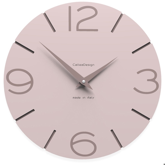 Orologio da parete rosa conchiglia design moderno