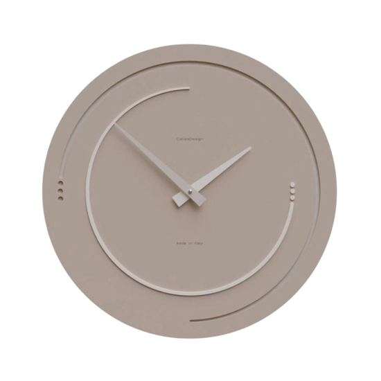 Orologio da parete moderno rotondo legno caffelatte Orologio da parete moderno rotondo legno caffelatte