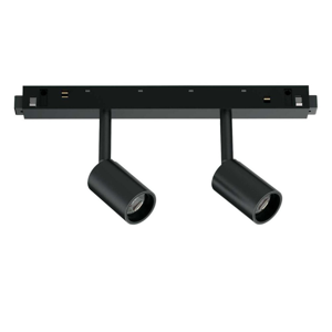 Visualizza i dettagli per Ideal lux ego track double faretti nero orioentabile per binario led 4000k Ideal lux ego track double faretti nero orioentabile per binario led 4000k
