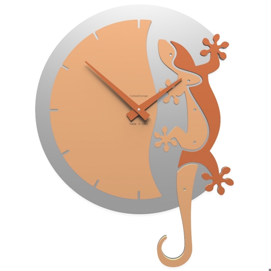 Orologio da muro moderno legno pesca chiaro