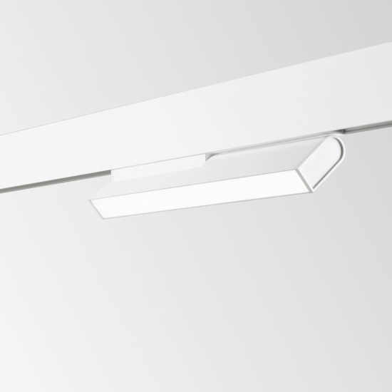 Ideal lux ego modulo faretti led 7w 3000k bianco orientabile binario monofase