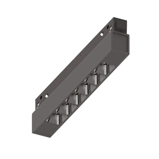 Ideal lux ego modulo faretti led 7w 3000k dimmera dali nero binario monofase