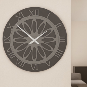 Grande orologio nero da parete 60 moderno 