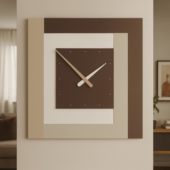 Orologio a parete grande cioccolato