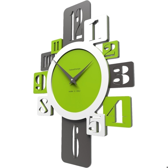 Orologio da parete verde moderno design per soggiorno