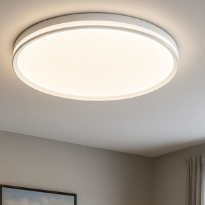 Top light area plafoniera rotonda per soggiorno moderno biemissione led 55w cct