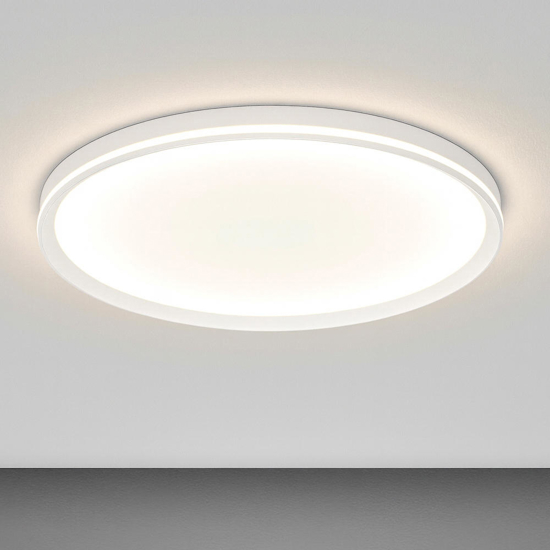 Top light area plafoniera rotonda per soggiorno moderno biemissione led 55w cct