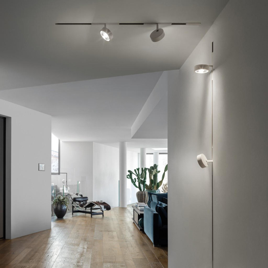 Ideal lux ego faretto orientabile led 9w 3000k per binario monofase