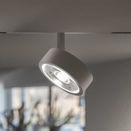 Ideal lux ego faretto orientabile led 9w 3000k per binario monofase