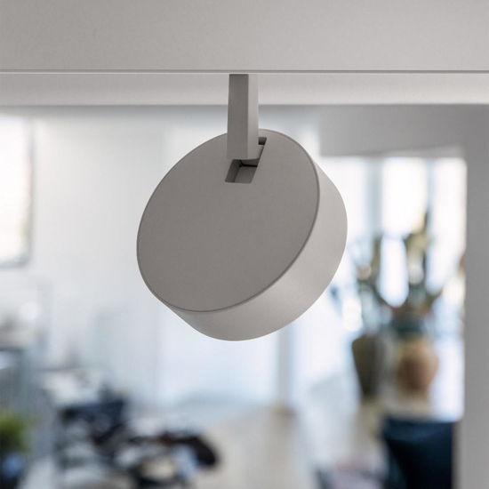 Ideal lux ego faretto orientabile led 9w 3000k per binario monofase