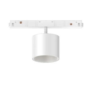 Ego ideal lux faretto bianco per binario monofase led 10w 3000k