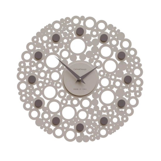 Orologio in legno tortora moderno rotondo 40cm Orologio in legno tortora moderno rotondo 40cm