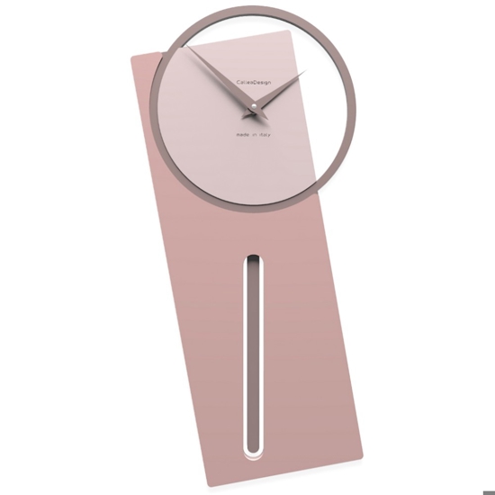 Orologio a pendolo da parete sherlock legno rosa antico 