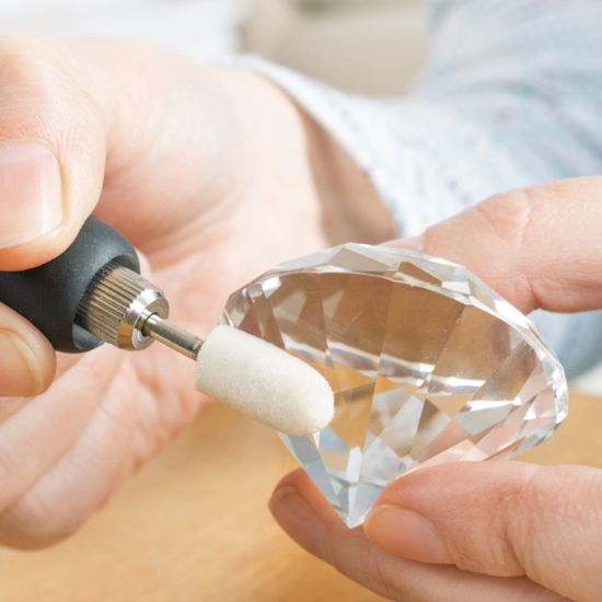 Candelabro candeliere da tavolo tre fiamme vetro cristallo inserti oro fp Candelabro candeliere da tavolo tre fiamme vetro cristallo inserti oro fp