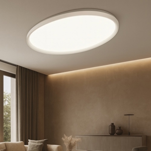 Plafoniera led 80w 3000k 4000k vivida lifering-o ovale bianca