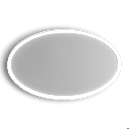 Plafoniera led 80w 3000k 4000k vivida lifering-o ovale bianca Plafoniera led 80w 3000k 4000k vivida lifering-o ovale bianca