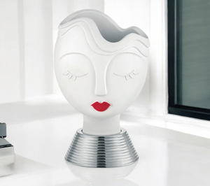 Visualizza i dettagli per Bongelli preziosi vasetto scultura testa donna h27 argento Bongelli preziosi vasetto scultura testa donna h27 argento