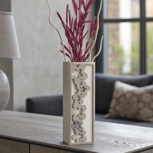 Vaso moderno margherite nocciola bongelli preziosi