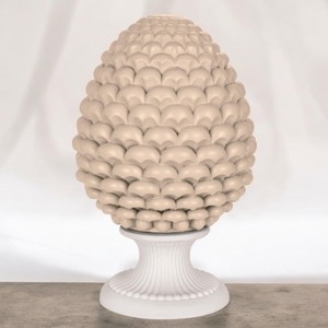 Visualizza i dettagli per Pigna da tavolo h35 nocciola ceramica bongelli preziosi Pigna da tavolo h35 nocciola ceramica bongelli preziosi