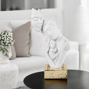 Visualizza i dettagli per Bongelli preziosi scultura h39 famiglia moderna base oro Bongelli preziosi scultura h39 famiglia moderna base oro