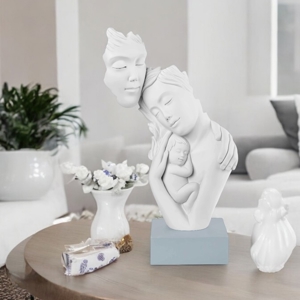 Visualizza i dettagli per Scultura moderna famiglia carta da zucchero Scultura moderna famiglia carta da zucchero