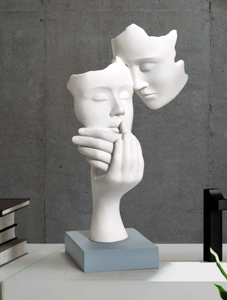 Visualizza i dettagli per Bongelli preziosi scultura coppia face base carta da zucchero Bongelli preziosi scultura coppia face base carta da zucchero