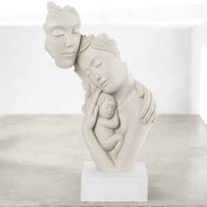 Visualizza i dettagli per Bongelli preziosi scultura famiglia h36 face nocciola soprammobile Bongelli preziosi scultura famiglia h36 face nocciola soprammobile