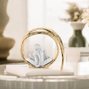 Visualizza i dettagli per Bongelli preziosi scultura da tavolo moderna coppia vortice oro d15 Bongelli preziosi scultura da tavolo moderna coppia vortice oro d15