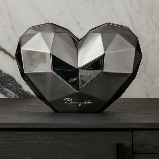 Vaso cuore h20 soprammobile canna di fucile moderno bongelli Vaso cuore h20 soprammobile canna di fucile moderno bongelli