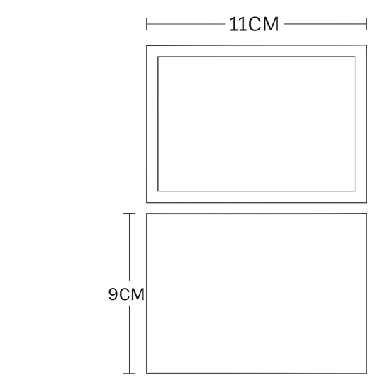 Plafoniera da cucina quadrata in gesso con interno alluminio Plafoniera da cucina quadrata in gesso con interno alluminio