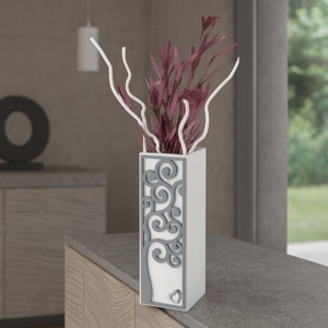 Visualizza i dettagli per Vaso moderno albero della vita grigio bongelli preziosi Vaso moderno albero della vita grigio bongelli preziosi