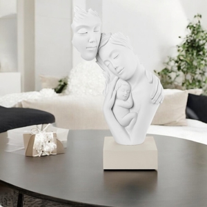 Visualizza i dettagli per Bongelli preziosi famiglia da tavolo scultura h39 base nocciola Bongelli preziosi famiglia da tavolo scultura h39 base nocciola