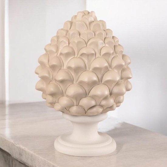 Pigna da tavolo h12,5 ceramica nocciola bongelli preziosi Pigna da tavolo h12,5 ceramica nocciola bongelli preziosi